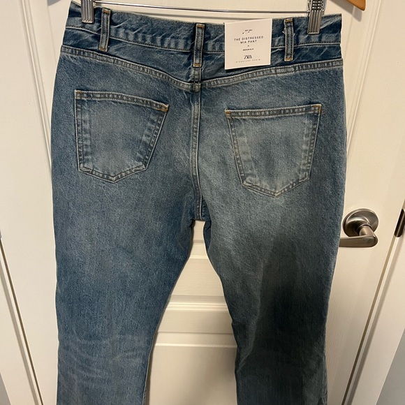 NWT Zara Distressed Denim Jean 🌟 - Picture 5 of 5